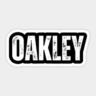 Oakley Name Gift Birthday Holiday Anniversary Sticker